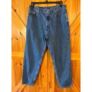Vintage Levi's 560 Jeans Loose Fit Straight Leg Medium Wash Size 16 (5470)